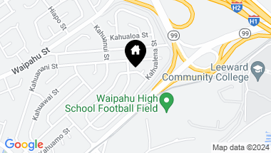 Map of 94-341 Kahuahele Street, Waipahu HI, 96797