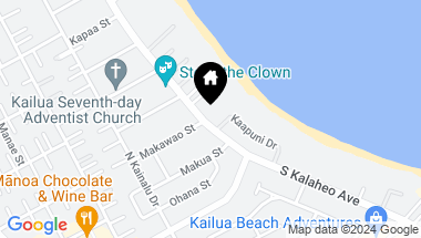Map of 100 N Kalaheo Avenue B, Kailua HI, 96734