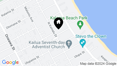 Map of 158 Kapaa Street, Kailua HI, 96734