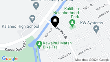 Map of 941 Kaipii Street, Kailua HI, 96734