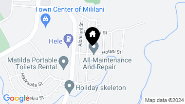 Map of 95-662 Kelewaa Street, Mililani HI, 96789