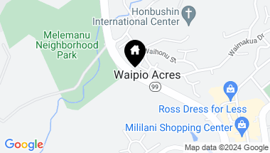 Map of 95-025 + 0000 Kamehameha Highway, Mililani HI, 96789