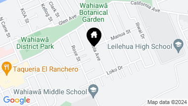 Map of 115 Hauola Avenue, Wahiawa HI, 96786