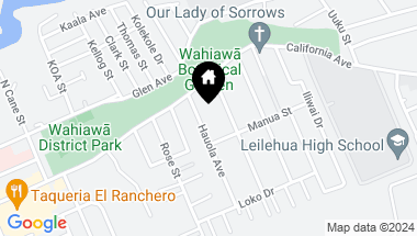 Map of 32 Hauola Avenue, Wahiawa HI, 96786