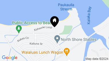 Map of 67-208 Kahaone Loop, Waialua HI, 96791