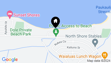 Map of 67-001 Kaimanu Place, Waialua HI, 96791