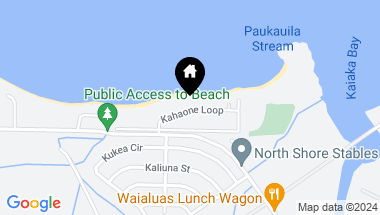 Map of 67-267 Kahaone Loop, Waialua HI, 96791
