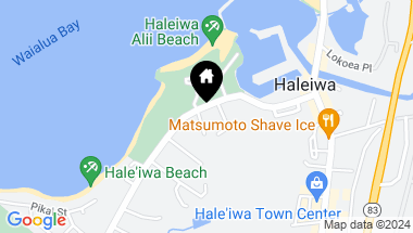 Map of 66-158 Road A & B, Haleiwa HI, 96712