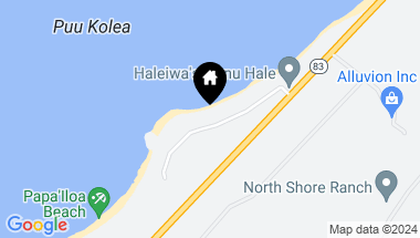 Map of 61-759 Papailoa Road, Haleiwa HI, 96712