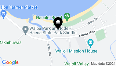 Map of 5515 WEKE RD, HANALEI HI, 96714