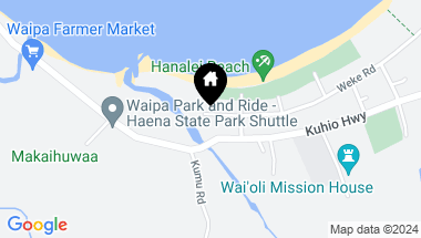 Map of 5539 WEKE RD, HANALEI HI, 96714