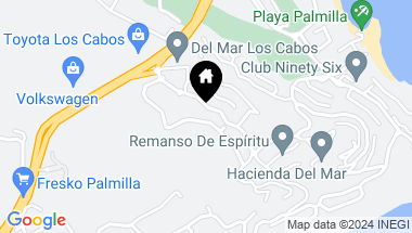 Map of Las Residencias 1, San Jose Corridor
