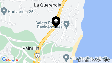 Map of Caleta Lomas Caleta #87, Casa Ladrillo, San Jose Corridor