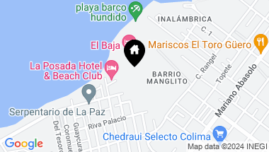 Map of Villa Becun L14 MZA 10 ALMAR, La Paz