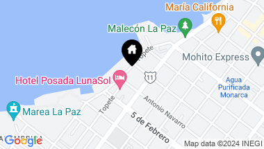 Map of SN Topete, LAIVA CONDOS PENTHOUSE 03, La Paz