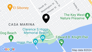 Map of 1132 Johnson Street, Key West FL, 33040