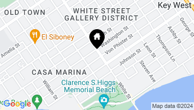 Map of 1416 White Street, Key West FL, 33040
