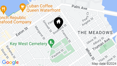 Map of 1014 Southard Street, Key West FL, 33040