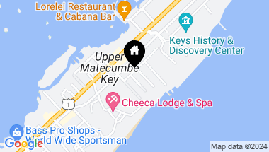 Map of 107 Carroll Street Unit: A and B, Upper Matecumbe Key Islamorada FL, 33036