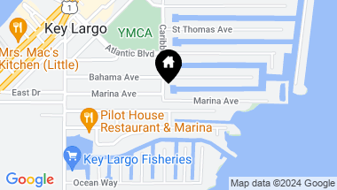 Map of 127 Marina Avenue, Key Largo FL, 33037