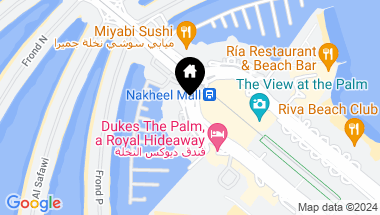 Map of Orla by Omniyat Palm Jumeirah, Dubai