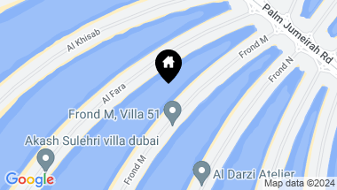 Map of Garden Homes Frond N Palm Jumeirah, Dubai