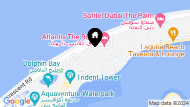 Map of Atlantis The Royal Residences Palm Jumeirah, Dubai