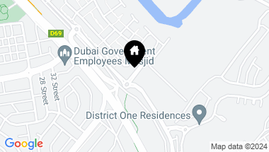Map of District One Mansions Mohammed Bin Rashid City, Dubai