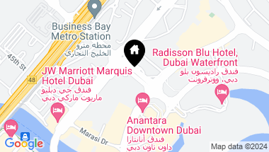 Map of Dorchester Collection Business Bay, Dubai
