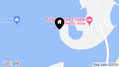 Map of Bulgari Resort & Residences Jumeirah, Dubai