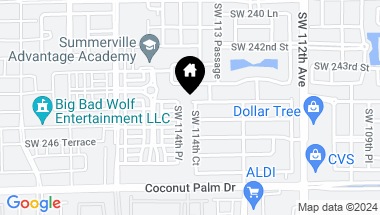 Map of 24424 SW 114th Ct, Homestead FL, 33032