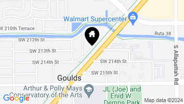 Map of SW 115 RD - US 1 - SW 212 ST, Miami FL, 33177