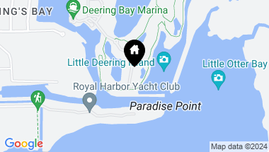 Map of 13689 Deering Bay Dr, Coral Gables FL, 33158