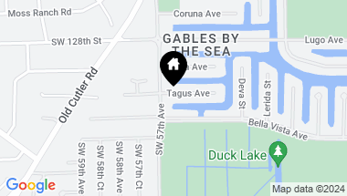 Map of 1540 Tagus Ave, Coral Gables FL, 33156