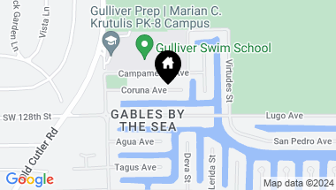 Map of 1400 Coruna Ave, Coral Gables FL, 33156