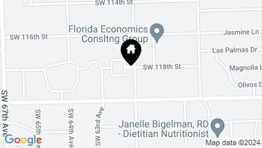 Map of 6200 SW 118 th Street, Pinecrest FL, 33156