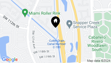 Map of 11955 SW 110th Street Cir S # 0, Miami FL, 33186