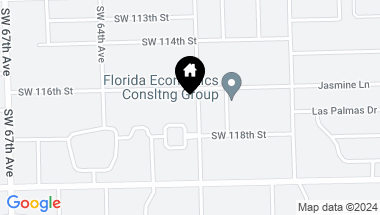 Map of 11630 SW 62nd Ave, Pinecrest FL, 33156