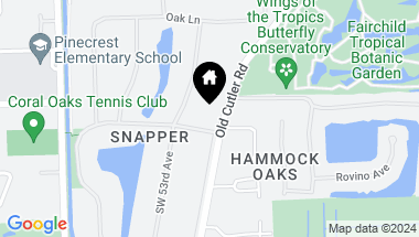 Map of 5255 Snapper Creek Rd, Coral Gables FL, 33156
