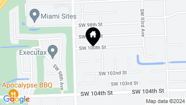 Map of 9520 SW 100th St, Miami FL, 33176