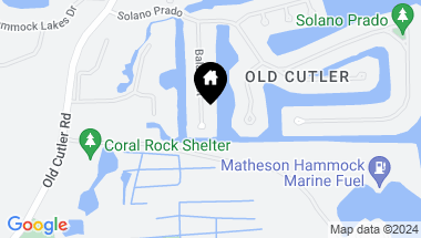 Map of 9375 Balada St, Coral Gables FL, 33156