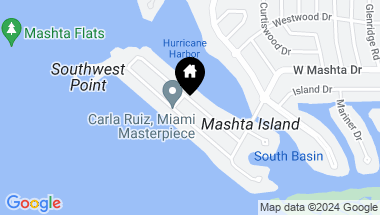 Map of 610 S Mashta Dr, Key Biscayne FL, 33149