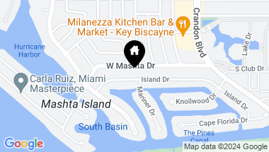 Map of 311 Island Dr, Key Biscayne FL, 33149