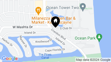 Map of 799 Crandon Blvd # 602, Key Biscayne FL, 33149