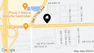 Map of Full-Service Restaurant & Lounge Bar For Sale in Kendall with Liquor License, Miami FL, 33193