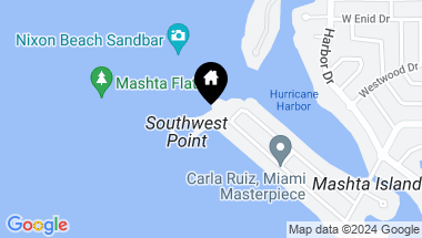 Map of 755 S Mashta Dr, Key Biscayne FL, 33149