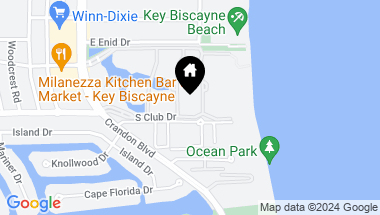 Map of 789 Crandon Blvd # 101, Key Biscayne FL, 33149