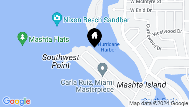 Map of 725 N Mashta Dr, Key Biscayne FL, 33149