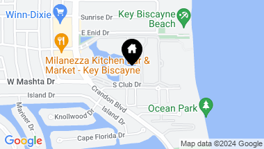 Map of 765 Crandon Blvd # 12 Unit: PH-12, Key Biscayne FL, 33149