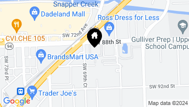 Map of 6900 N Kendall Dr # A402, Pinecrest FL, 33156